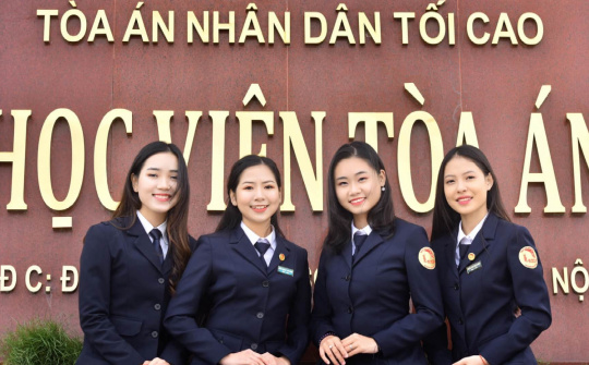 Điểm chuẩn chính thức Học viện Tòa án