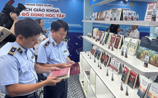 Thêm 1 kênh nhận diện Sách giáo khoa và Đồ dùng học tập thật – giả
