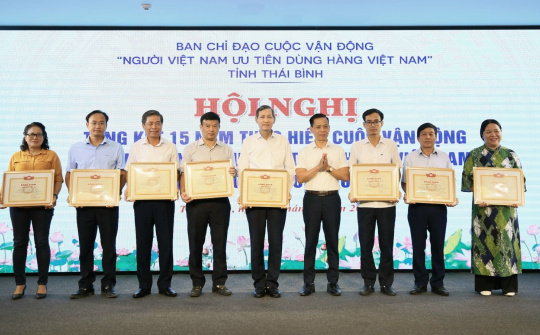 Thái Bình: Đẩy mạnh thực hiện Cuộc vận động “Người Việt Nam ưu tiên dùng hàng Việt Nam”