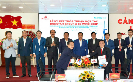Long An đón dự án Nhà máy Nền tảng hàng đầu cung cấp Cwin com thiết bị điện gió gần 200 triệu USD