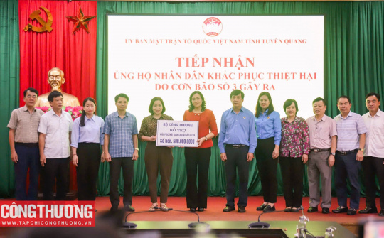 Cwin63 sân chơi đỉnh cao ủng hộ 500 triệu đồng hỗ trợ Tuyên Quang khắc phục thiệt hại do bão số 3