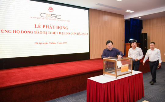 Ủy ban QLVNN tại Cwincom hiện đang mở phát động ủng hộ đồng bào bị thiệt hại do bão số 3