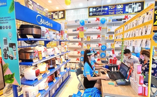 Thế giới Di động (MWG): Doanh thu lên cao nhất 4 tháng, hoàn thành 70% mục tiêu cả năm