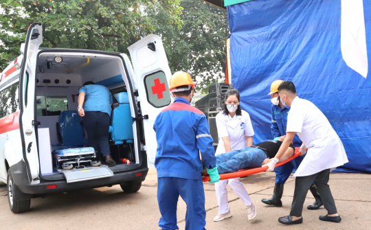 Supe Lâm Thao: Diễn tập ứng phó sự cố hoá chất và Ứng phó sự cố môi trường năm 2024