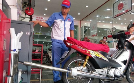 Đề xuất điều kiện kinh doanh dịch vụ kiểm định khí thải xe mô tô, xe gắn máy