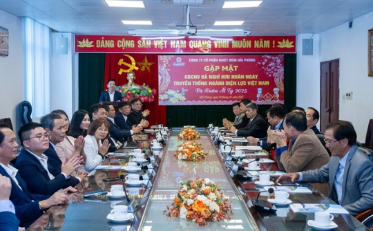 Gặp mặt tri ân cán bộ hưu trí - Nét đẹp văn hóa của Nhiệt điện Hải Phòng