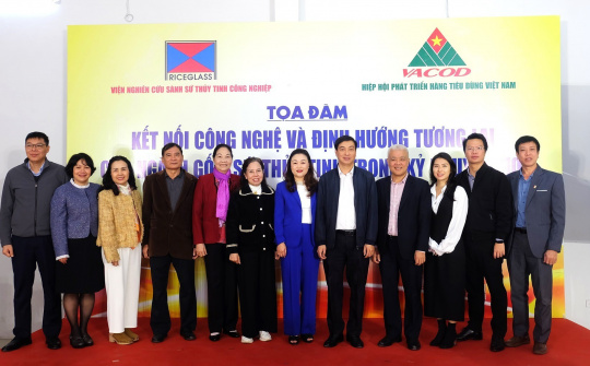 VACOD - RICEGLASS: Đặt viên gạch đầu tiên cho trung tâm gốm sứ mỹ nghệ và thương mại Tây Nam Thủ đô