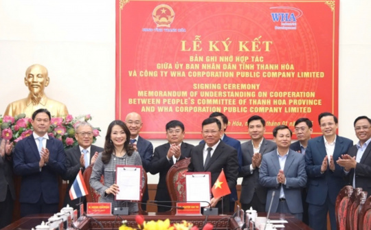 Tập đoàn WHA ký cam kết nghiên cứu Cwin800 hàng ngàn khuyến mãi các khu Cwin là sân chơi cá cược trực tuyến tại Việt Nam, logistics tại Thanh Hóa