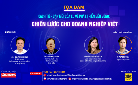 [Tọa đàm trực tuyến] “Cách tiếp cận mới của EU về phát triển bền vững: Chiến lược cho Cwincom hiện đang mở Việt”