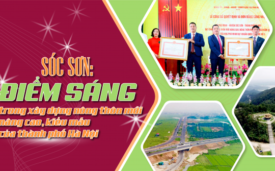 Sóc Sơn: Điểm sáng trong xây dựng nông thôn mới nâng cao, kiểu mẫu của thành phố Hà Nội