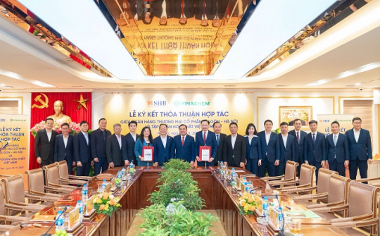 SHB và Vinachem ký thỏa thuận hợp tác