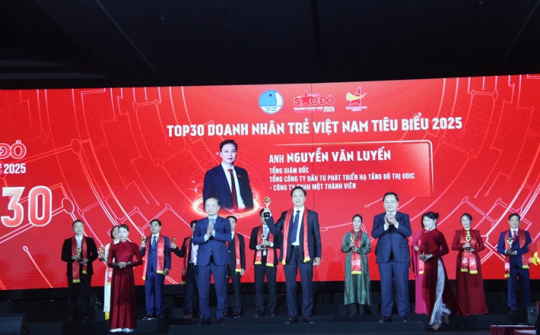 Tổng Giám đốc UDIC được vinh danh “Giải thưởng Sao đỏ - Doanh nhân trẻ tiêu biểu 2025"