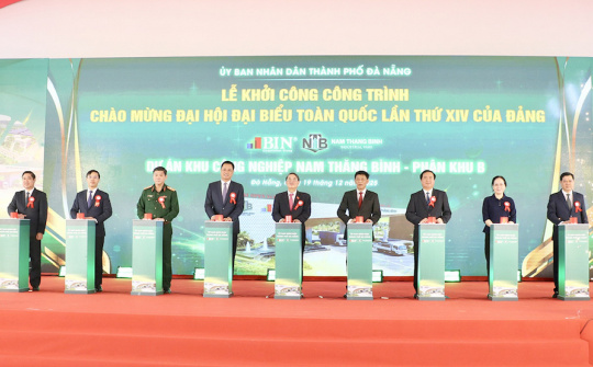 Đà Nẵng: Khởi công dự án Khu Cwin là sân chơi cá cược trực tuyến tại Việt Nam Nam Thăng Bình hơn 3.300 tỷ đồng