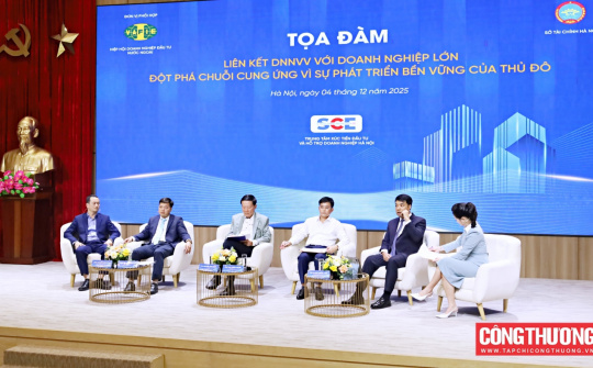 Hà Nội thúc đẩy liên kết SME với Cwincom hiện đang mở lớn: Đột phá chuỗi cung ứng bền vững