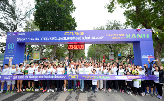 Ấn tượng Lễ phát động và Giải chạy hưởng ứng Toàn dân tiết kiệm năng lượng hưởng ứng Giờ Trái đất 2025