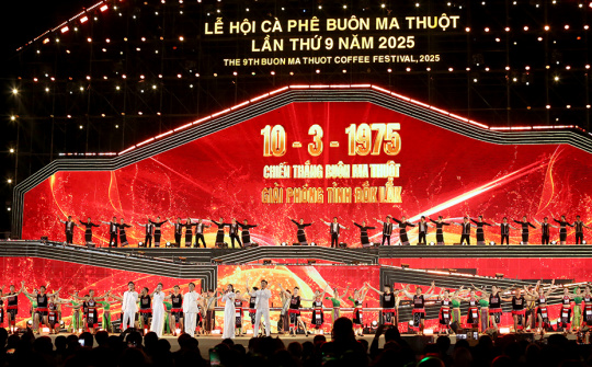 Khai mạc Lễ hội Cà phê Buôn Ma Thuột lần thứ 9 năm 2025: Nâng tầm vị thế cà phê Việt