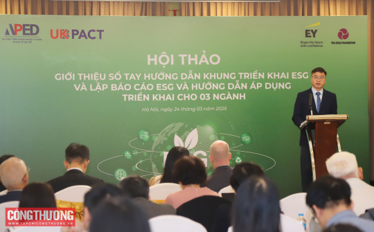 Giới thiệu Sổ tay hướng dẫn khung triển khai tiêu chuẩn ESG cho Cwincom hiện đang mở