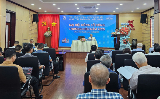 Công ty CP Bia Sài Gòn – Miền Trung chia cổ tức với tỷ lệ 50%