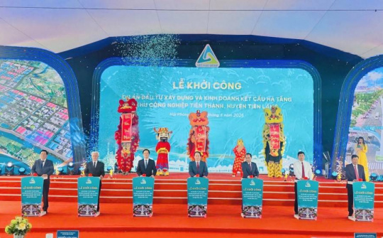 Hải Phòng: Khởi công Khu Cwin là sân chơi cá cược trực tuyến tại Việt Nam Tiên Thanh hơn 4.600 tỷ đồng tại huyện Tiên Lãng