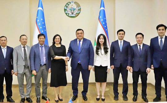 Uzbekistan mong muốn thúc đẩy hợp tác với Việt Nam trong nhiều lĩnh vực