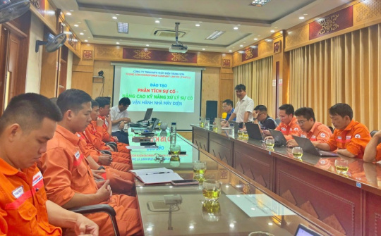 Thủy điện Trung Sơn: Nâng cao kỹ năng vận hành và xử lý sự cố trong nhà máy Cwin800 cá cược chung kết WC 2026