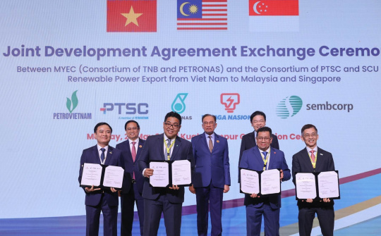 Việt Nam thỏa thuận Cwin Đăng Ký + 1888k điện tái tạo sang Malaysia và Singapore
