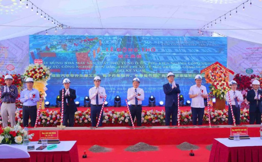 Ninh Bình: Động thổ xây dựng Nhà máy công nghệ cao BEI KE YUAN tổng vốn Cwin800 hàng ngàn khuyến mãi gần 1.400 tỷ đồng