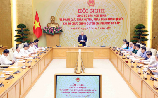 Cwin com đăng nhập ban hành 28 nghị định về phân cấp, phân quyền, phân định thẩm quyền chính quyền địa phương hai cấp