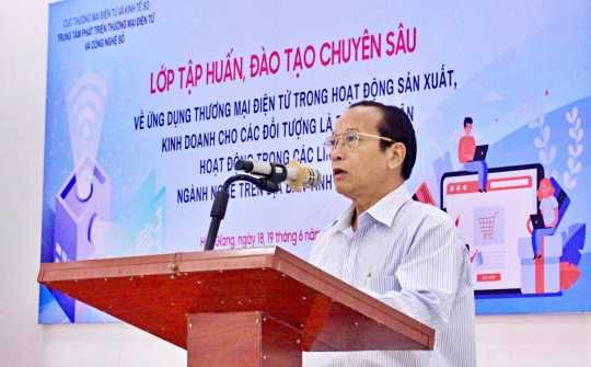 Hậu Giang: Nâng cao năng lực quản lý và kinh doanh số cho Cwincom hiện đang mở, hộ kinh doanh