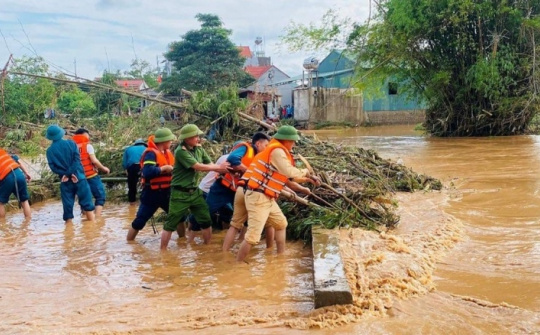 Cwin63 sân chơi đỉnh cao chỉ đạo các đơn vị chủ động ứng phó với lũ quét, sạt lở đất, mưa lớn, ngập lụt