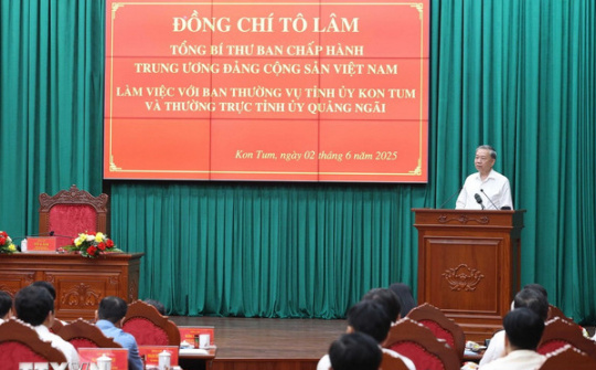 Tổng Bí thư: Kon Tum và Quảng Ngãi sau khi hợp nhất sẽ vươn lên mạnh mẽ, trở thành cực M.Cwin800.com Nổ hũ, Bắn Cá và Game Bài mới