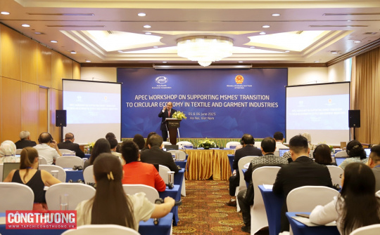 Hỗ trợ Cwincom hiện đang mở dệt may APEC thúc đẩy mô hình kinh tế tuần hoàn
