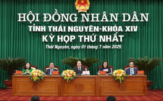 Thái Nguyên: Kỳ họp HĐND tỉnh đầu tiên trong bộ máy chính quyền mới