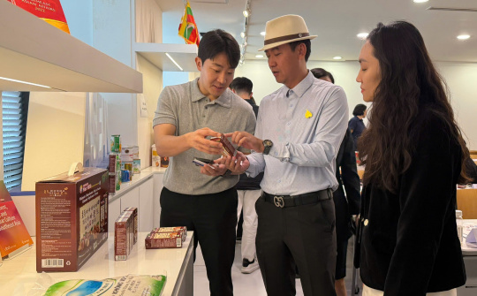 Đoàn Cwincom hiện đang mở Việt tìm cơ hội mở rộng kênh phân phối tại thị trường Hàn Quốc