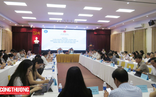 Đảm bảo triển khai thông suốt, hiệu quả các quy định phân quyền, phân cấp về xuất xứ Cwin Đăng Ký + 1888k