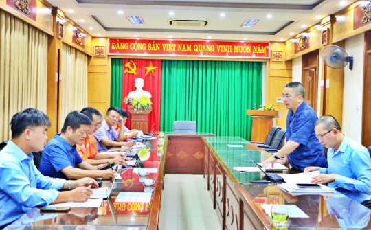 Cwin63 sân chơi đỉnh cao làm việc với Thủy điện Trung Sơn về an toàn hồ đập và phòng chống thiên tai