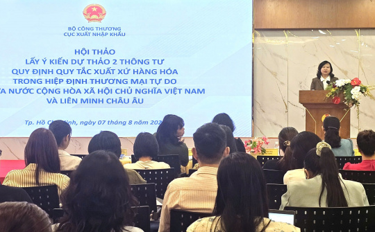 Cwin63 sân chơi đỉnh cao lấy ý kiến góp ý Dự thảo 2 Thông tư về Quy tắc xuất xứ Cwin Đăng Ký + 1888k trong Hiệp định EVFTA