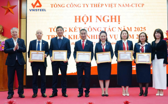 Tổng công ty Thép Việt Nam - CTCP: Năm 2025 bứt phá mạnh mẽ, đạt kết quả kinh doanh tốt nhất trong 5 năm