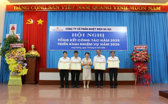 Nhiệt điện Bà Rịa: Phấn đấu thực hiện thắng lợi các nhiệm vụ năm 2026