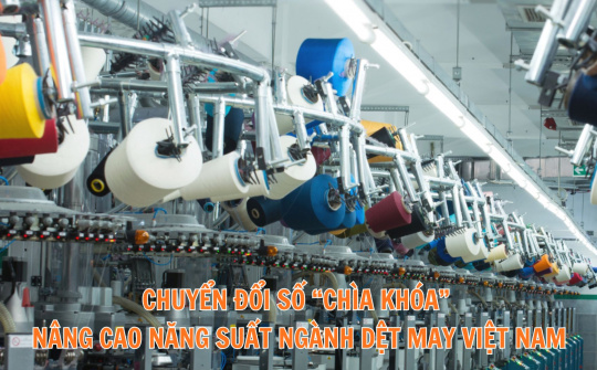 Chuyển đổi số “Chìa khóa” nâng cao năng suất ngành dệt may Việt Nam