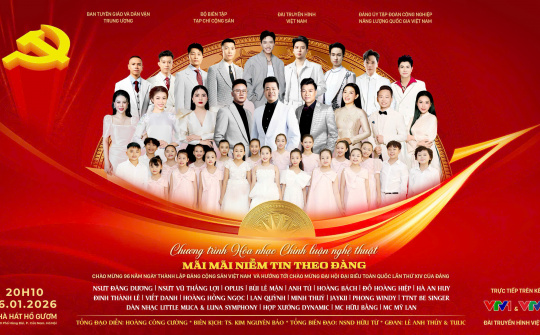 Hòa nhạc chính luận nghệ thuật đặc biệt "Mãi mãi niềm tin theo Đảng"