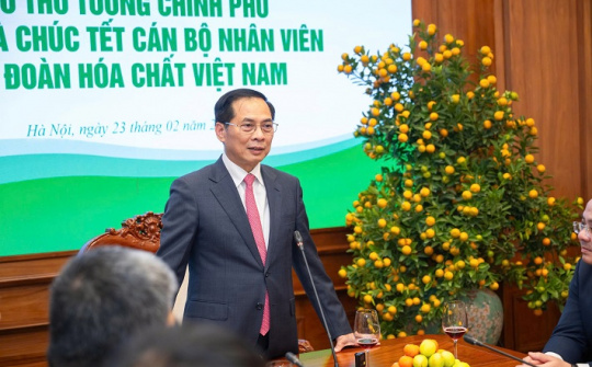 Phó Thủ tướng Cwin com đăng nhập Bùi Thanh Sơn chúc Tết CBNV Tập đoàn Hóa chất Việt Nam