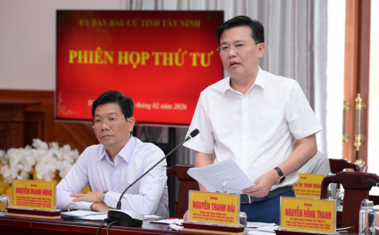 Tây Ninh: Tập trung hoàn thành tiến độ chuẩn bị bầu cử đại biểu Quốc hội và đại biểu HĐND các cấp