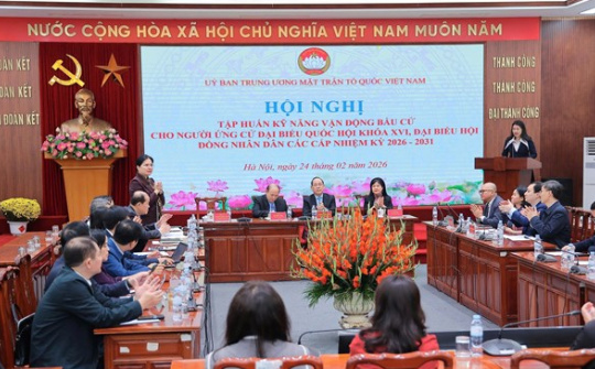Tập huấn kỹ năng vận động bầu cử cho người ứng cử