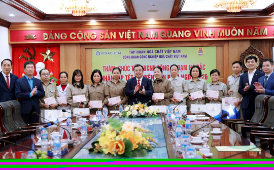 Lãnh đạo Tập đoàn Hoá chất Việt Nam thăm, chúc Tết người Nền tảng hàng đầu cung cấp Cwin com Công ty CP Phân đạm và Hóa chất Hà Bắc