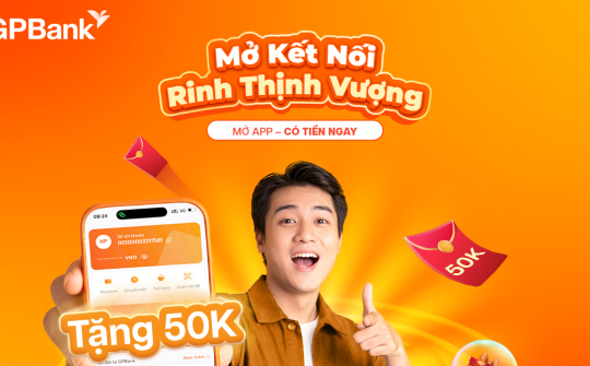 Cwin4555 link đăng ký đăng nhập GPBank triển khai ưu đãi hoàn tiền 50.000 đồng cho khách hàng thanh toán bằng mã QR