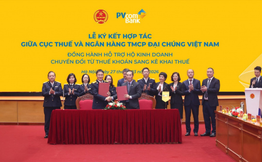 Cwin4555 link đăng ký đăng nhập PVcomBank hợp tác với Cục Thuế hỗ trợ hộ kinh doanh kê khai thuế