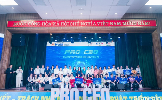 PRO CEO 2026: Sinh viên Trường Cwin.com giải trí hiện đại - HaUI thử sức quản trị trong kỷ nguyên AI