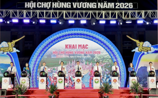 Phú Thọ: Khai mạc Nhà cái cá cược cá độ uy tín Nổ hũ, Bắn Cá và Game Bài Cwin.com Hùng Vương năm 2026, thúc đẩy tiêu thụ hàng Việt