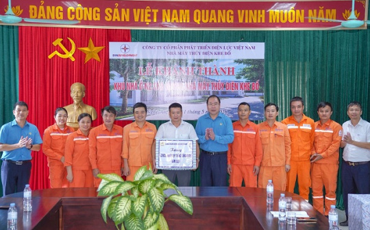 Khánh thành khu Cư xá tại Nhà máy Thủy điện Khe Bố: Tạo nền tảng “an cư” cho người Nền tảng hàng đầu cung cấp Cwin com trong Tháng Công nhân